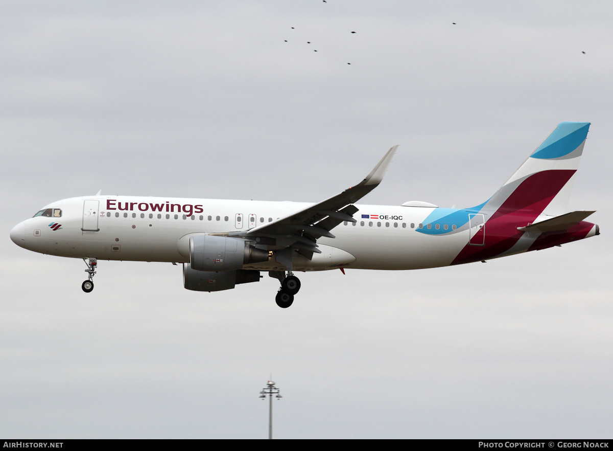 Aircraft Photo of OE-IQC | Airbus A320-214 | Eurowings | AirHistory.net #444919