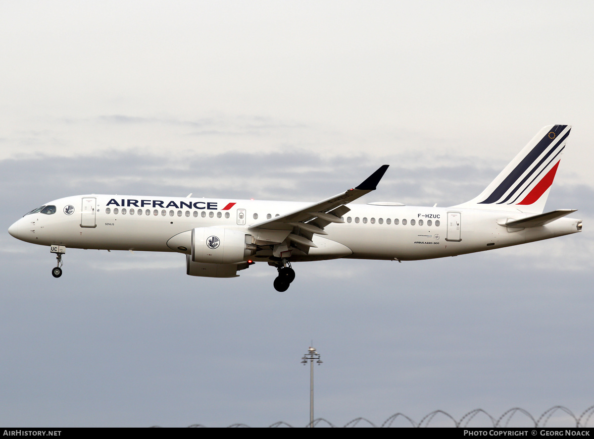 Aircraft Photo of F-HZUC | Airbus A220-371 (BD-500-1A11) | Air France | AirHistory.net #444920