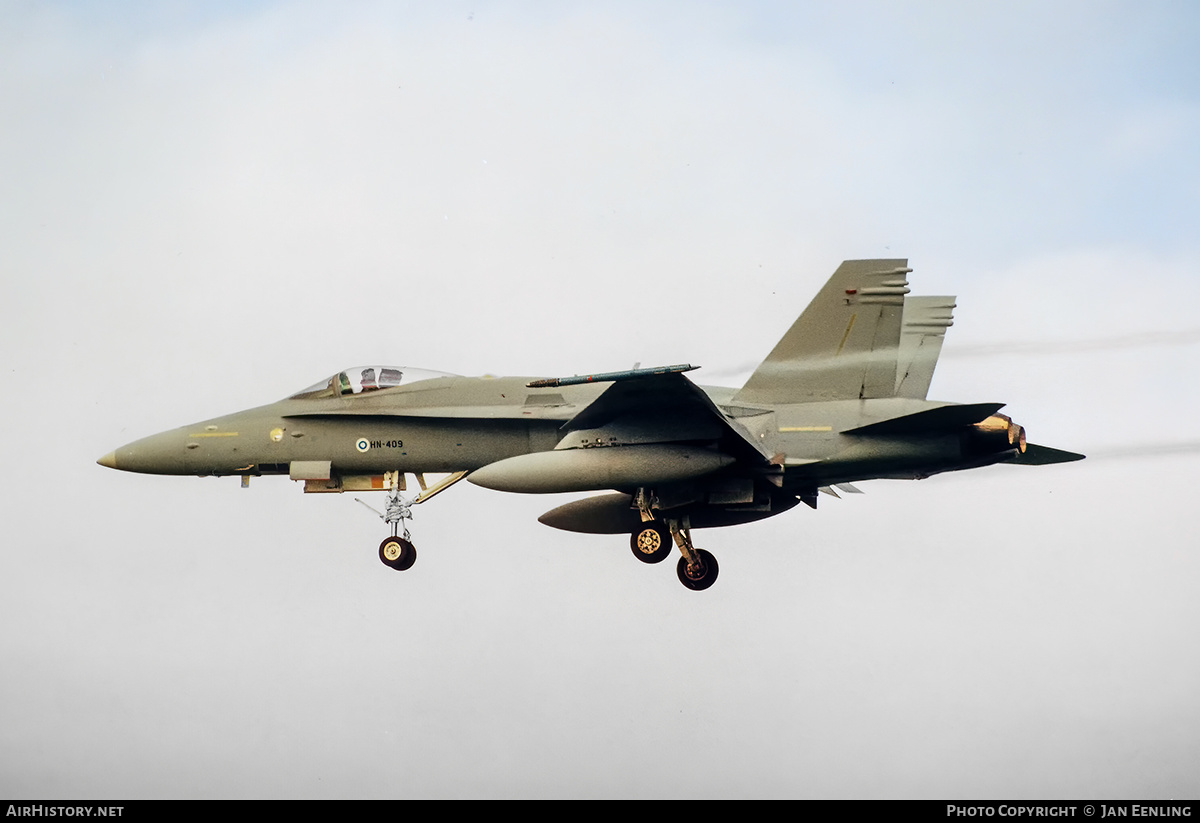 Aircraft Photo of HN-409 | McDonnell Douglas F-18C Hornet | Finland - Air Force | AirHistory.net #444967