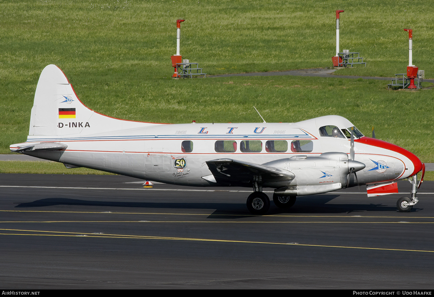 Aircraft Photo of D-INKA | De Havilland D.H. 104 Dove 8 | LTU - Lufttransport-Unternehmen | AirHistory.net #444976