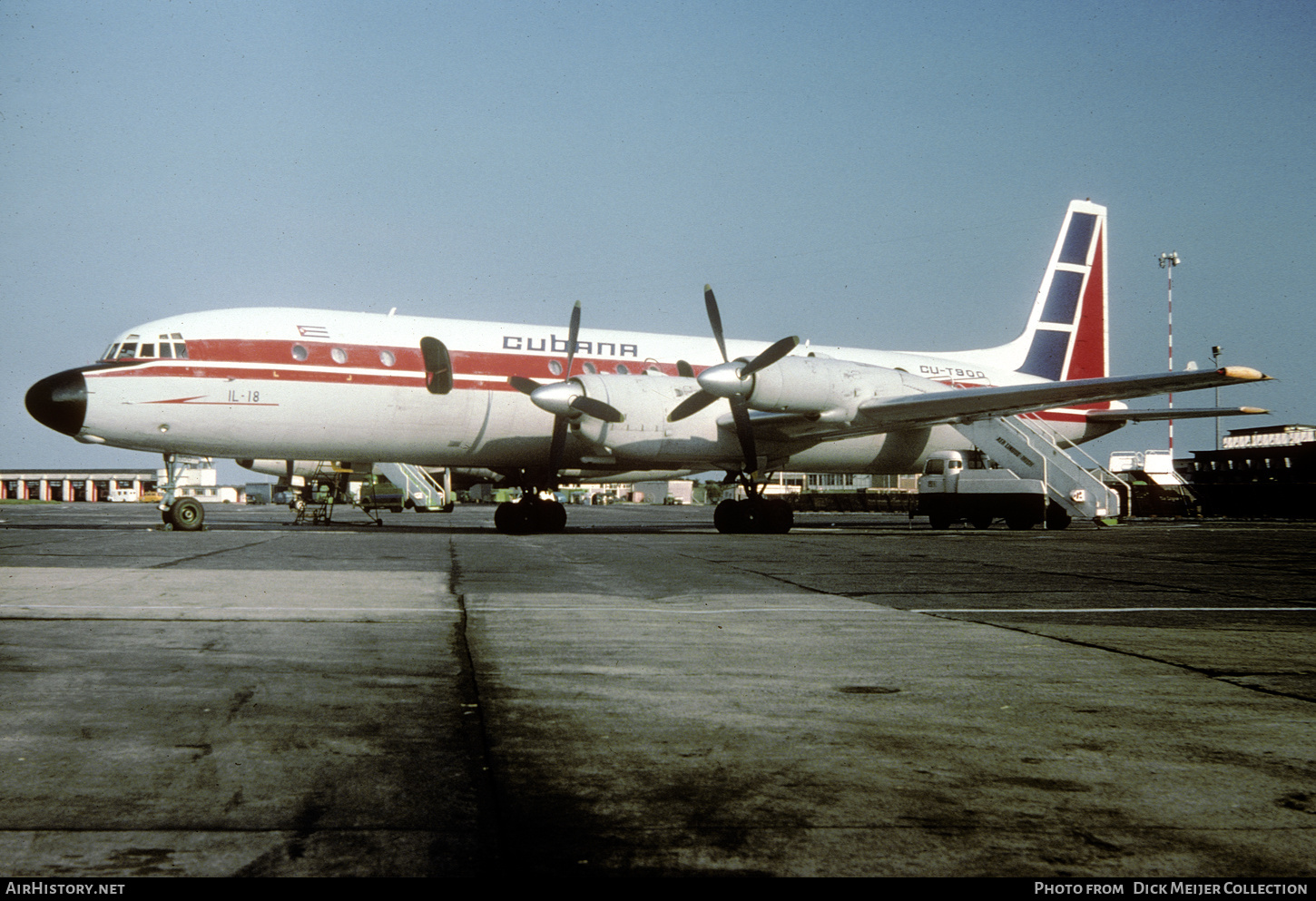 Aircraft Photo of CU-T900 | Ilyushin Il-18D | Cubana | AirHistory.net #445022