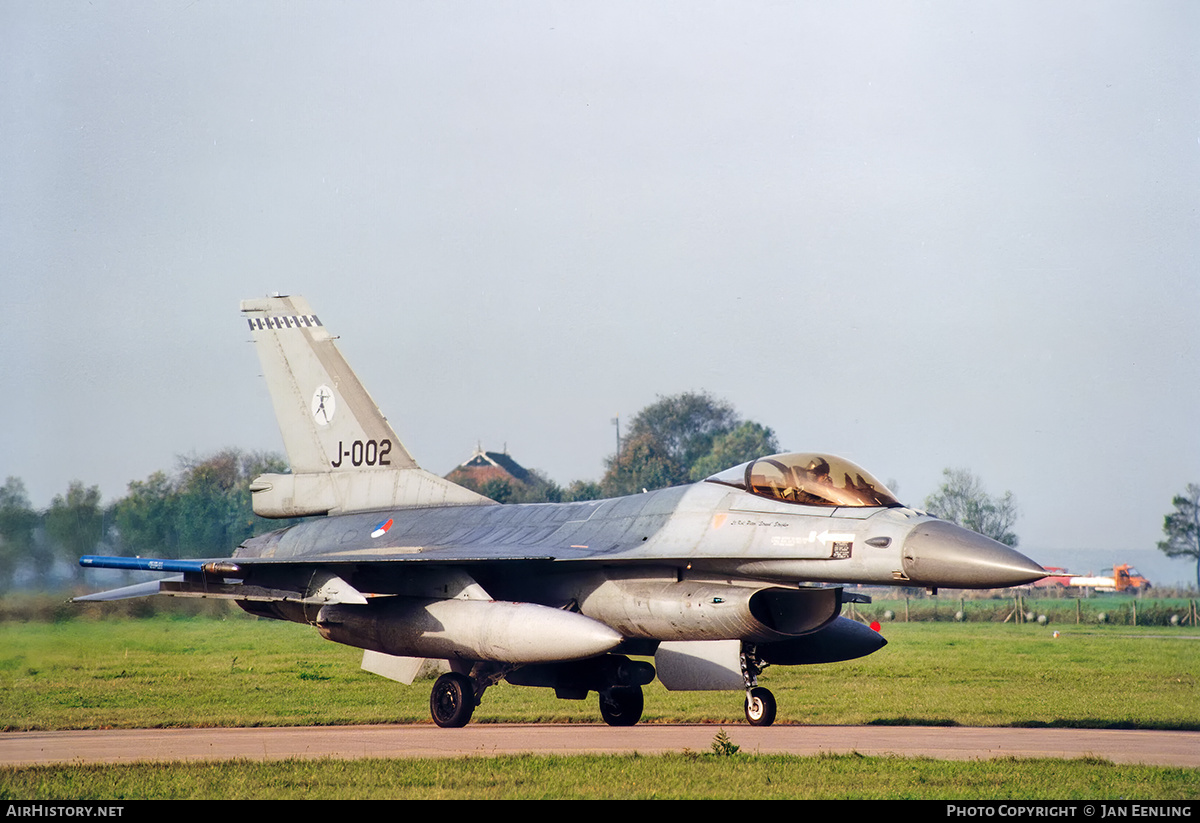 Aircraft Photo of J-002 | General Dynamics F-16AM Fighting Falcon | Netherlands - Air Force | AirHistory.net #445063