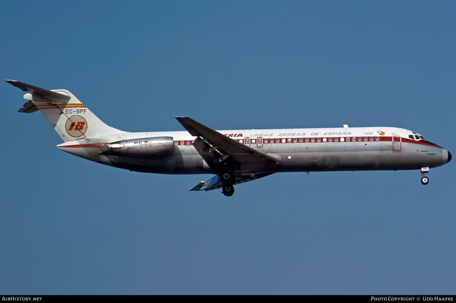 Aircraft Photo of EC-BPF | McDonnell Douglas DC-9-32 | Iberia | AirHistory.net #445139