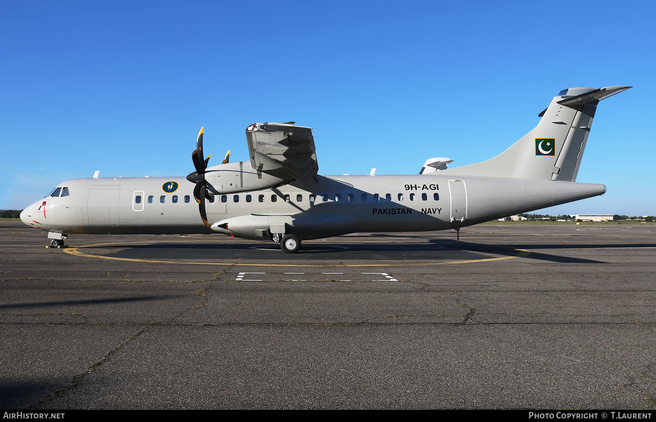 Aircraft Photo of 9H-AGI | ATR RAS 72 Sea Eagle | Pakistan - Navy | AirHistory.net #445162