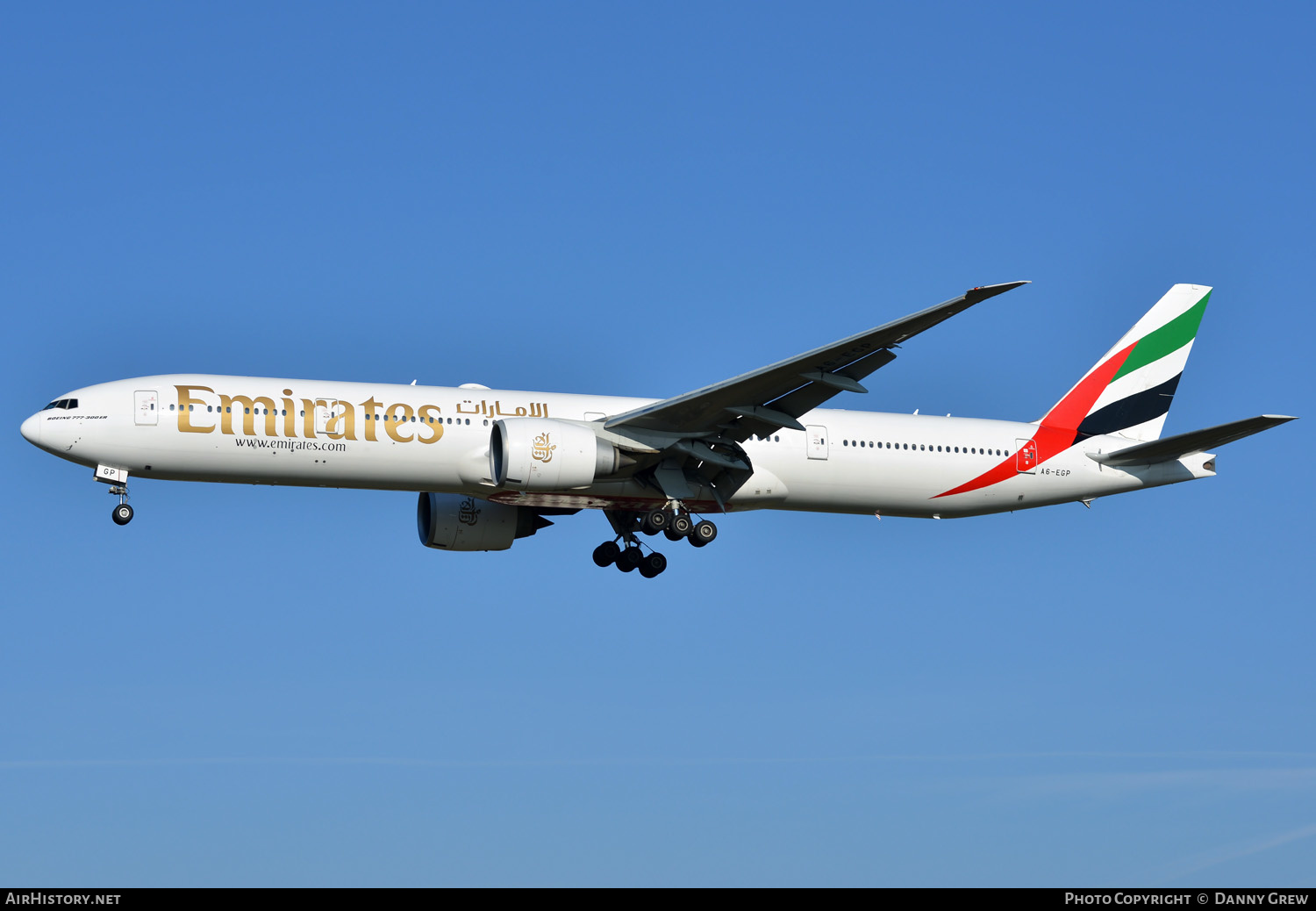 Aircraft Photo of A6-EGP | Boeing 777-31H/ER | Emirates | AirHistory.net #445166