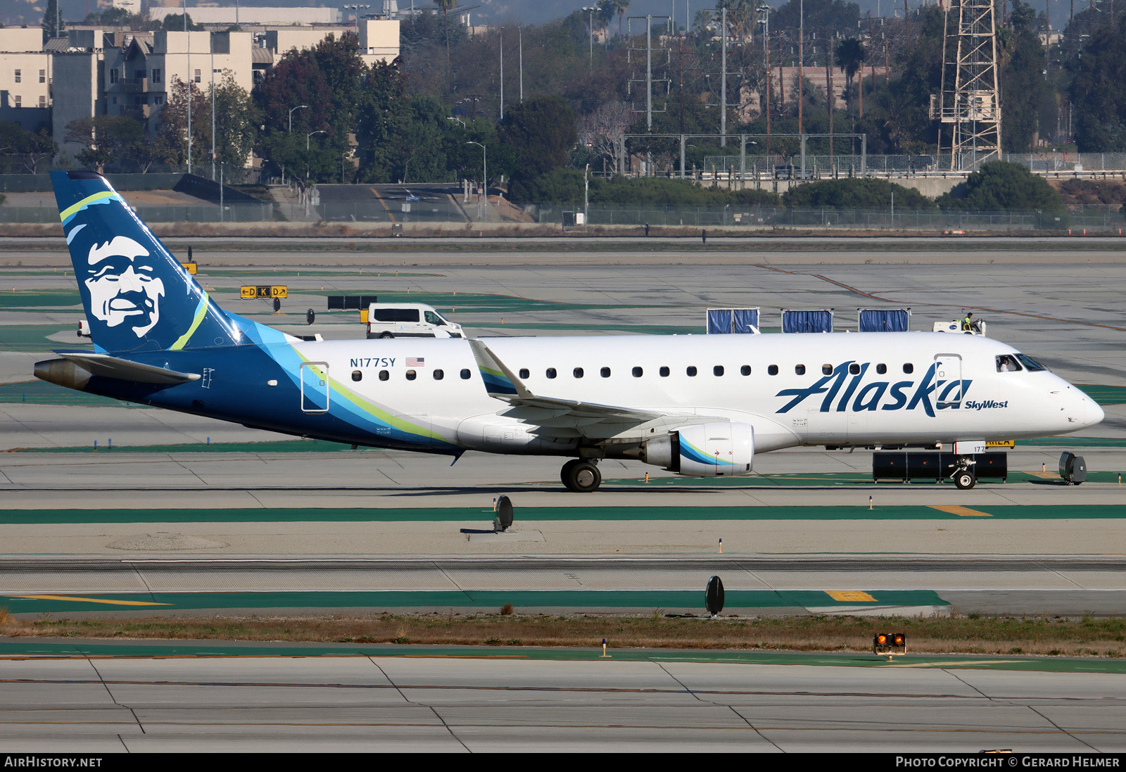 Aircraft Photo of N177SY | Embraer 175LR (ERJ-170-200LR) | Alaska Airlines | AirHistory.net #445193