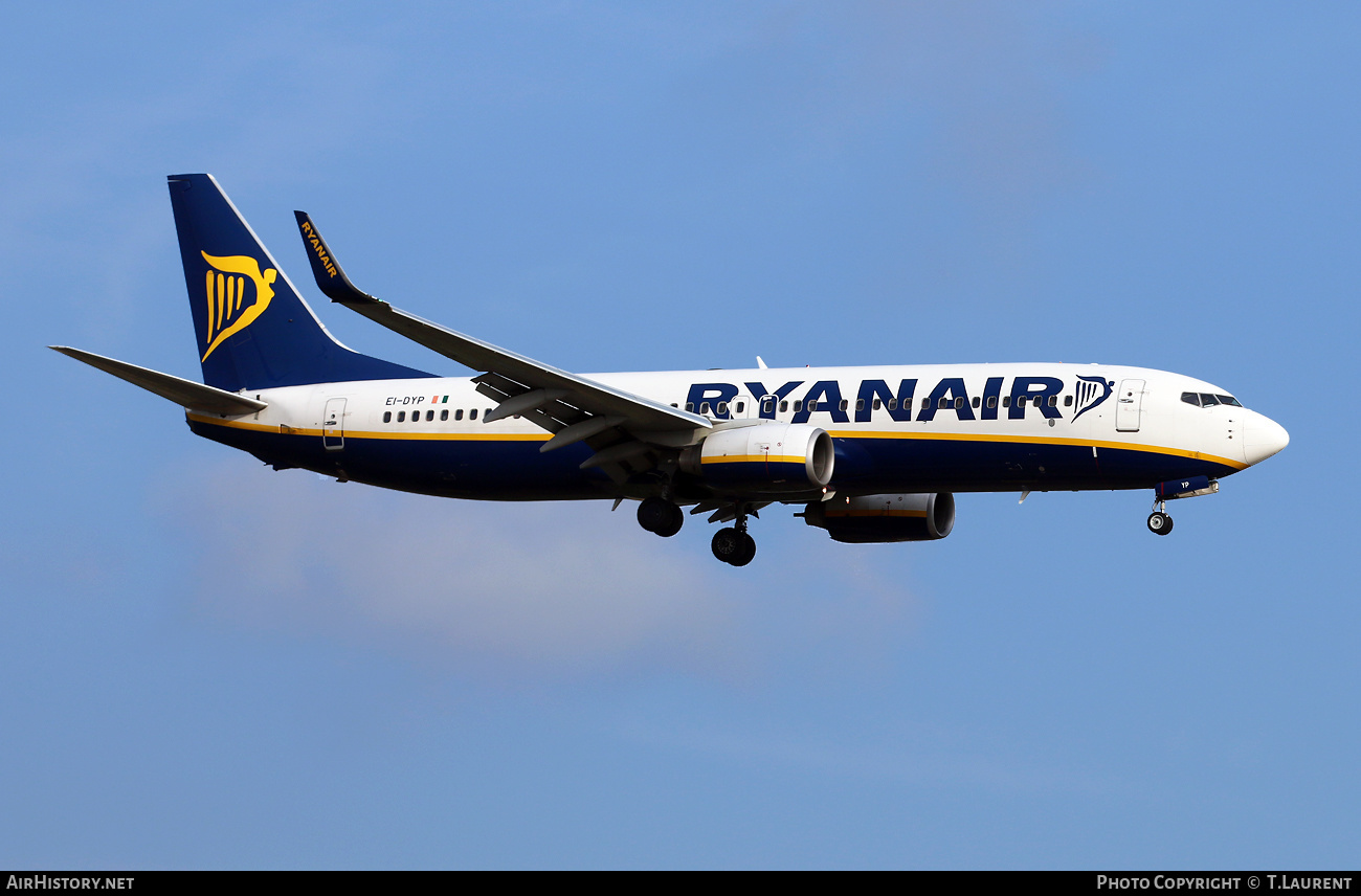 Aircraft Photo of EI-DYP | Boeing 737-8AS | Ryanair | AirHistory.net #445196