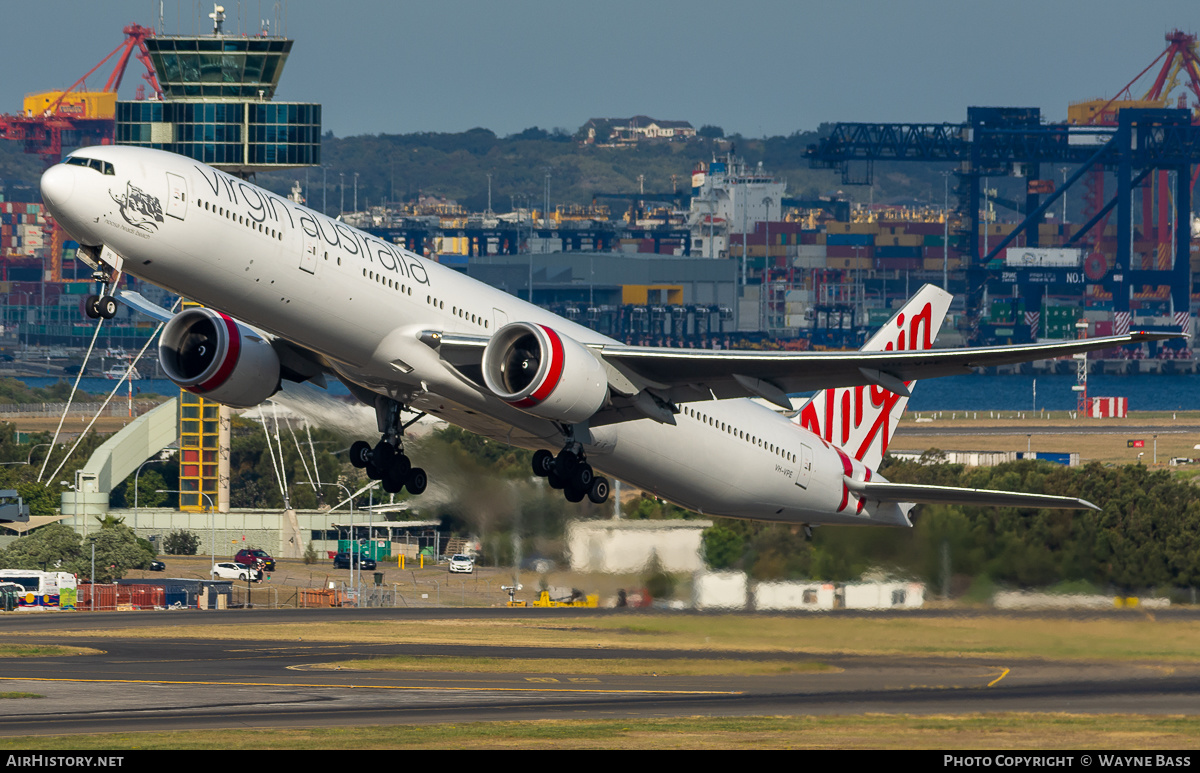 Aircraft Photo of VH-VPE | Boeing 777-3ZG/ER | Virgin Australia Airlines | AirHistory.net #445203