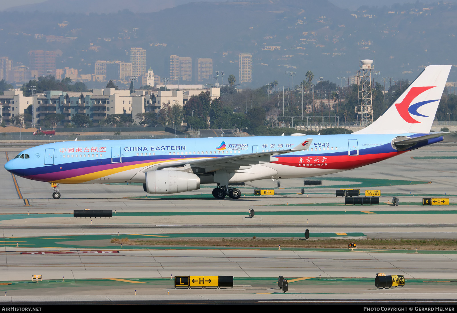 Aircraft Photo of B-5943 | Airbus A330-243 | China Eastern Airlines | AirHistory.net #445208