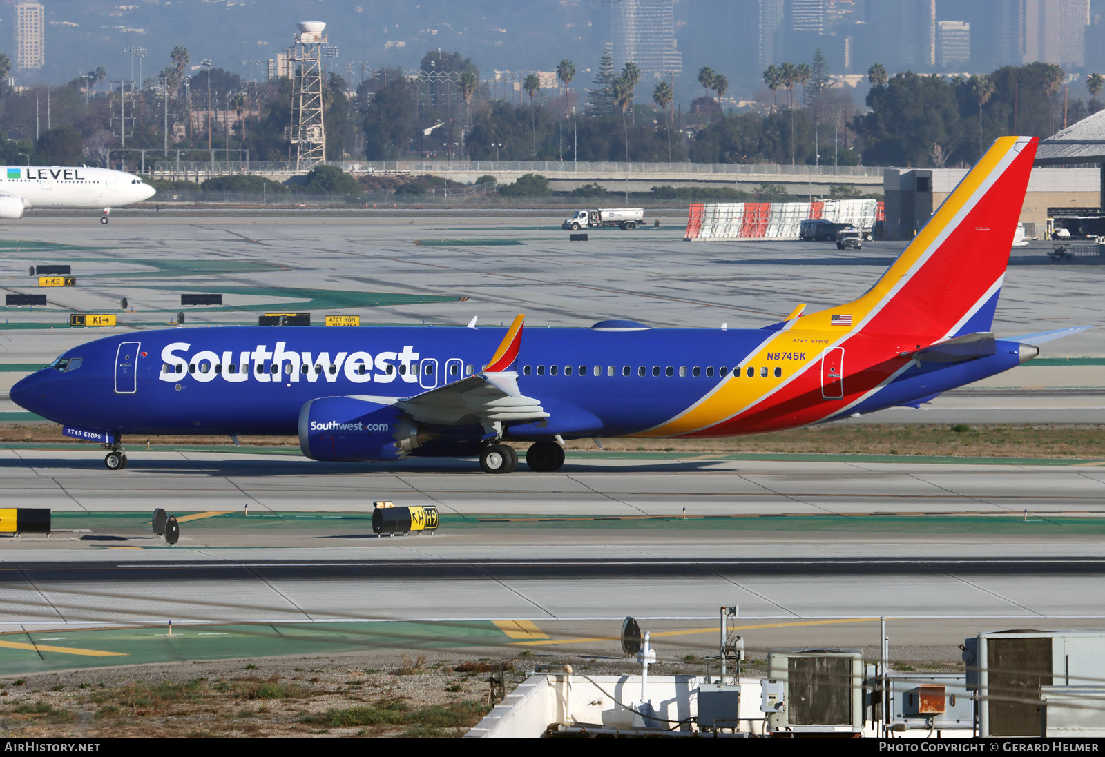 Aircraft Photo of N8745K | Boeing 737-8 Max 8 | Southwest Airlines | AirHistory.net #445213