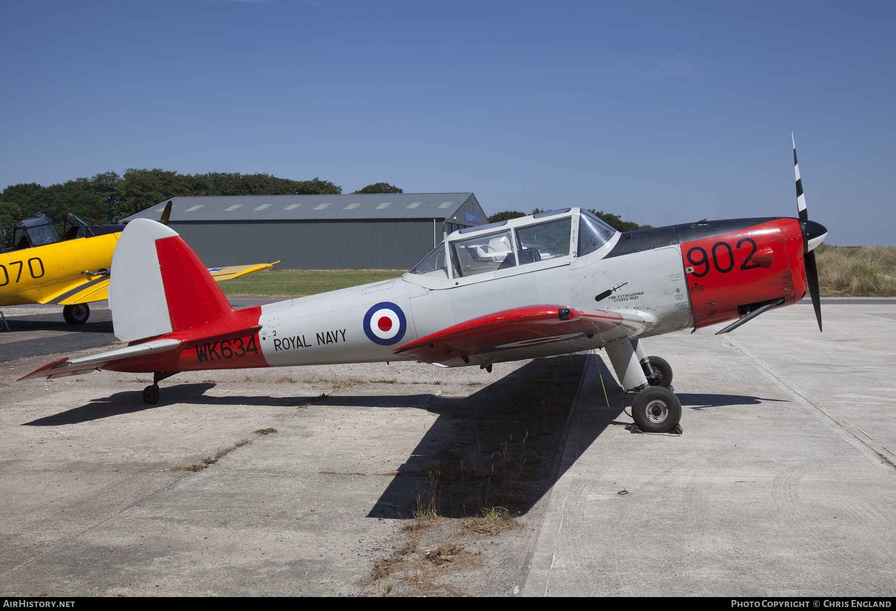 Aircraft Photo of G-CIGE / WK634 | De Havilland DHC-1 Chipmunk 22 | UK - Navy | AirHistory.net #445219