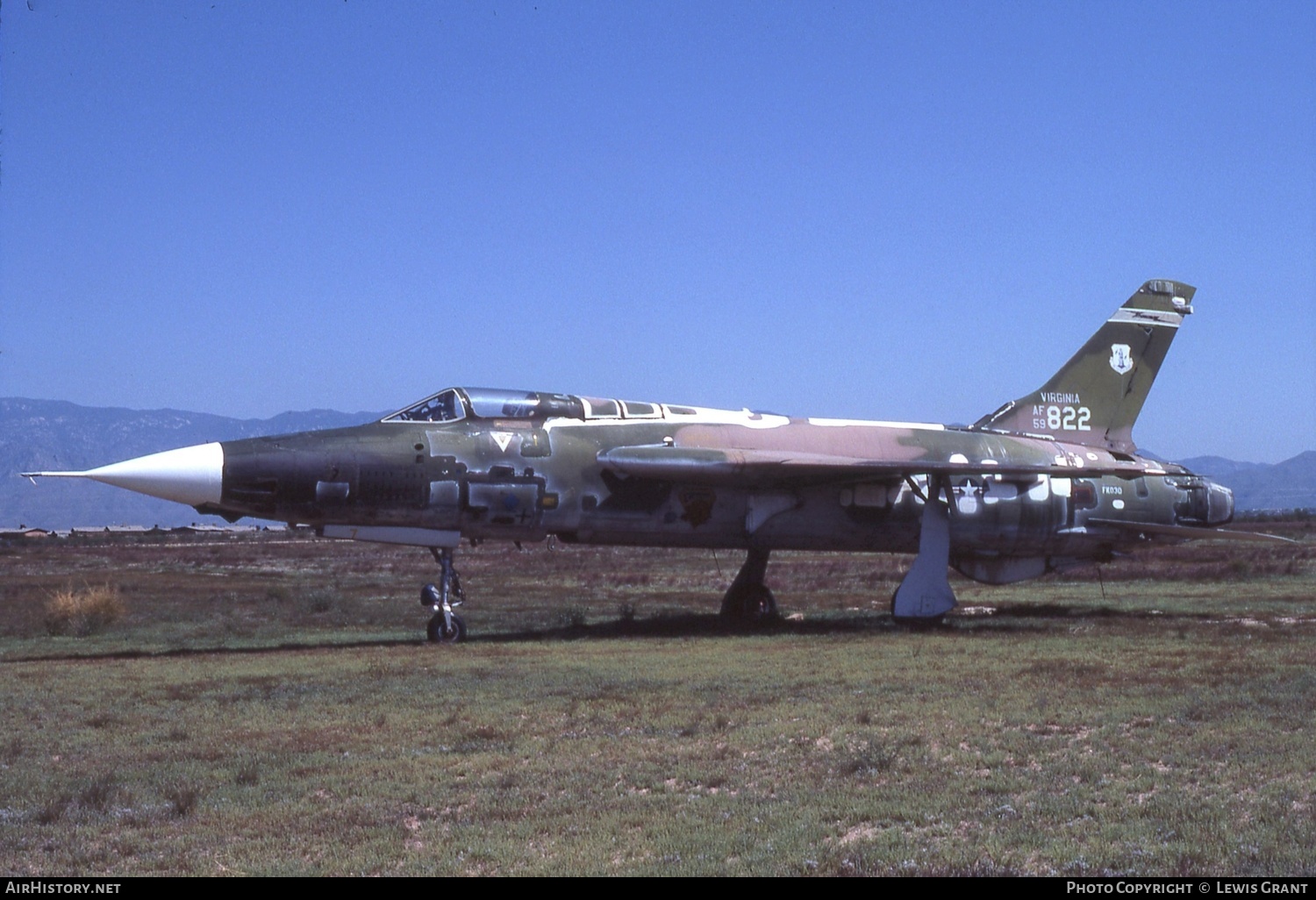 Aircraft Photo of 59-1822 / AF59-822 | Republic F-105D Thunderchief | USA - Air Force | AirHistory.net #445220