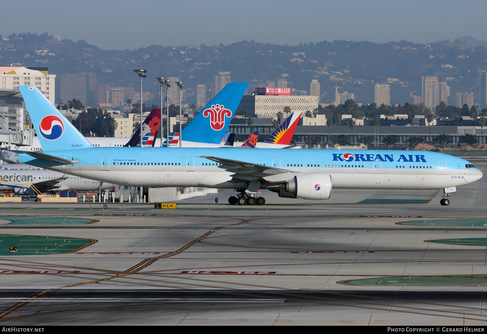 Aircraft Photo of HL8347 | Boeing 777-300/ER | Korean Air | AirHistory.net #445246