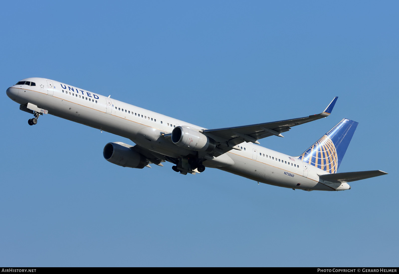 Aircraft Photo of N73860 | Boeing 757-33N | United Airlines | AirHistory.net #445249