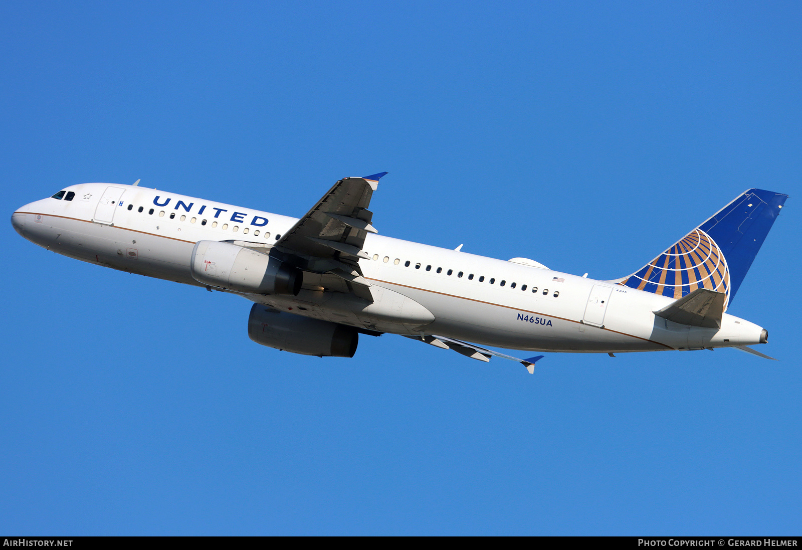 Aircraft Photo of N465UA | Airbus A320-232 | United Airlines | AirHistory.net #445260