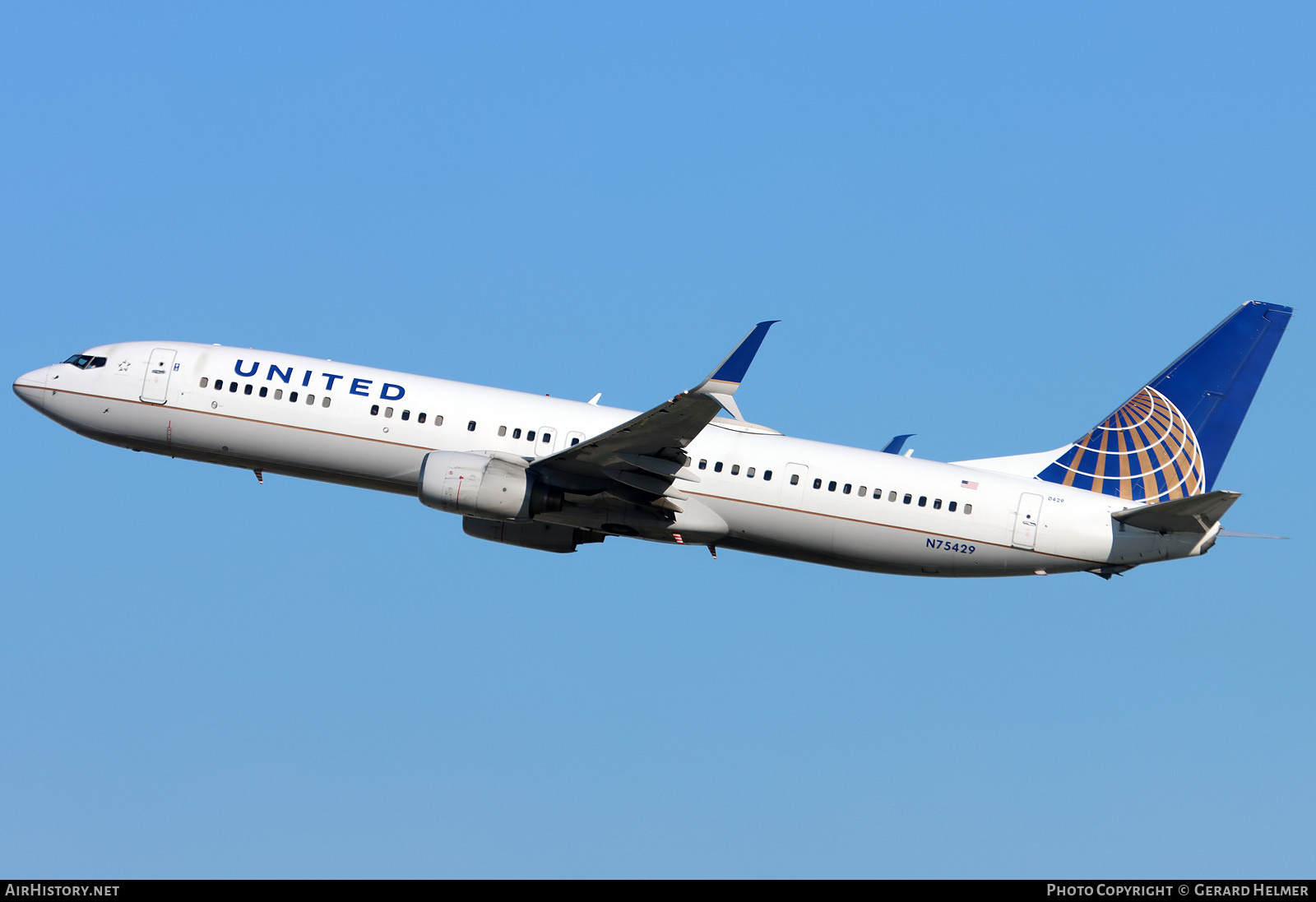 Aircraft Photo of N75429 | Boeing 737-924/ER | United Airlines | AirHistory.net #445272