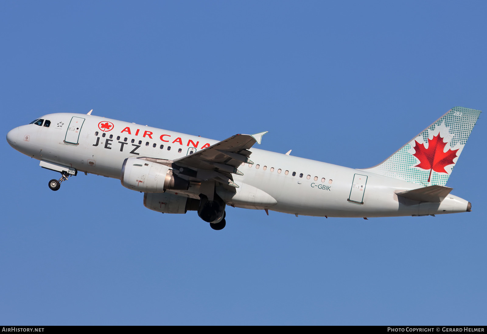 Aircraft Photo of C-GBIK | Airbus A319-114 | Air Canada Jetz | AirHistory.net #445284