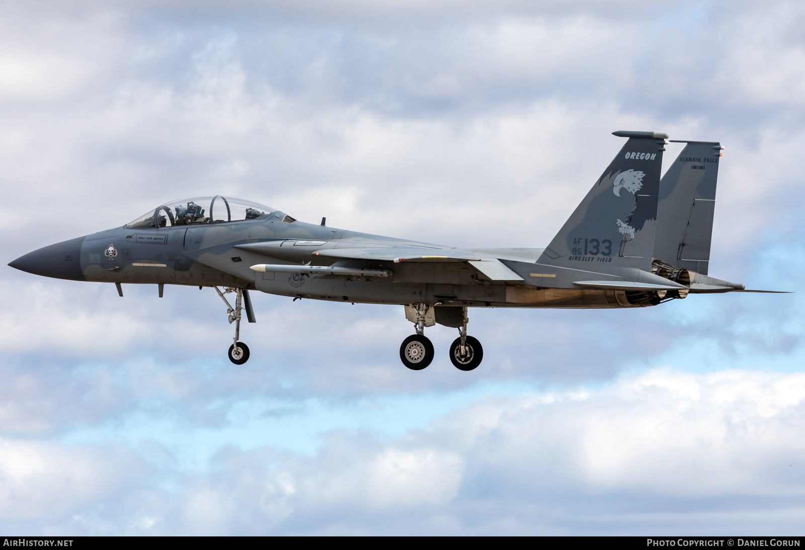 Aircraft Photo of 85-0133 | McDonnell Douglas F-15D Eagle | AirHistory.net #445289