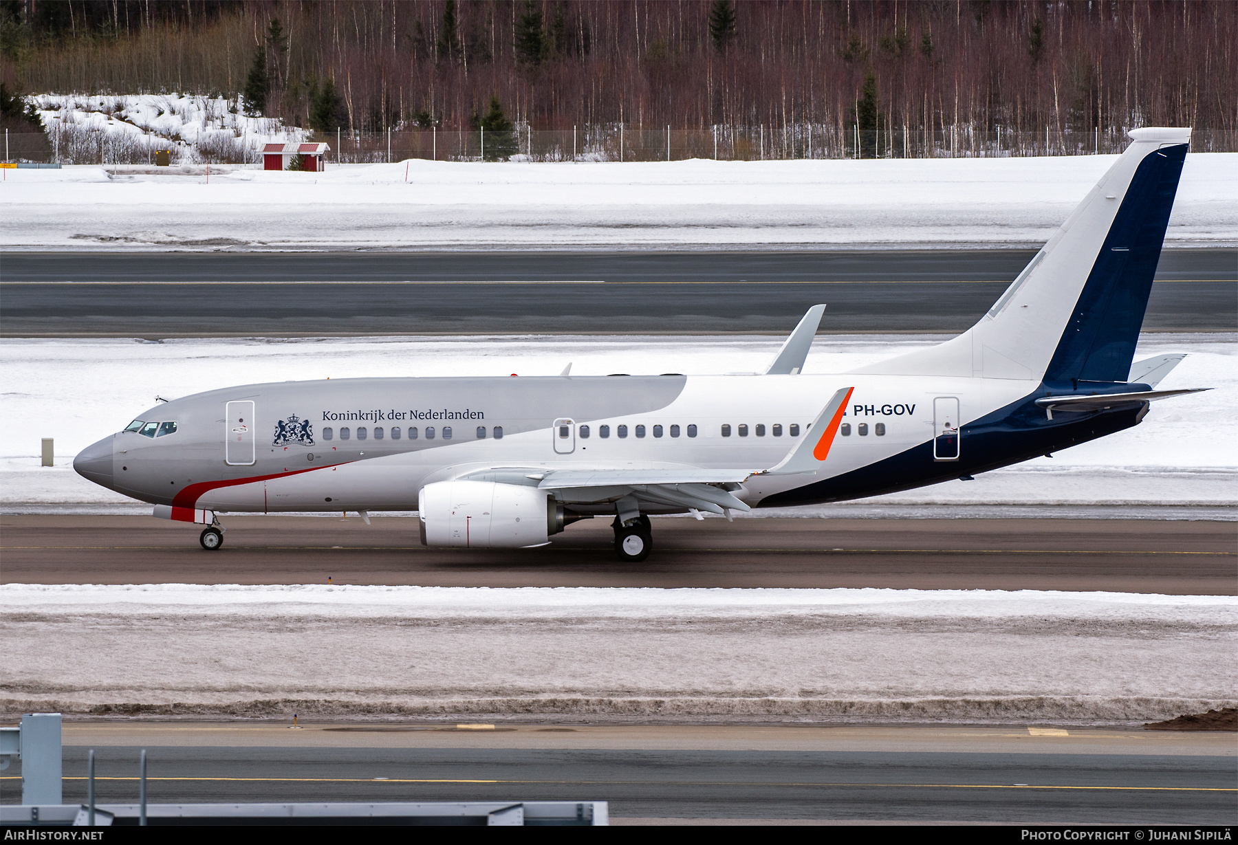 Aircraft Photo of PH-GOV | Boeing 737-700 BBJ | Netherlands Government | AirHistory.net #445296