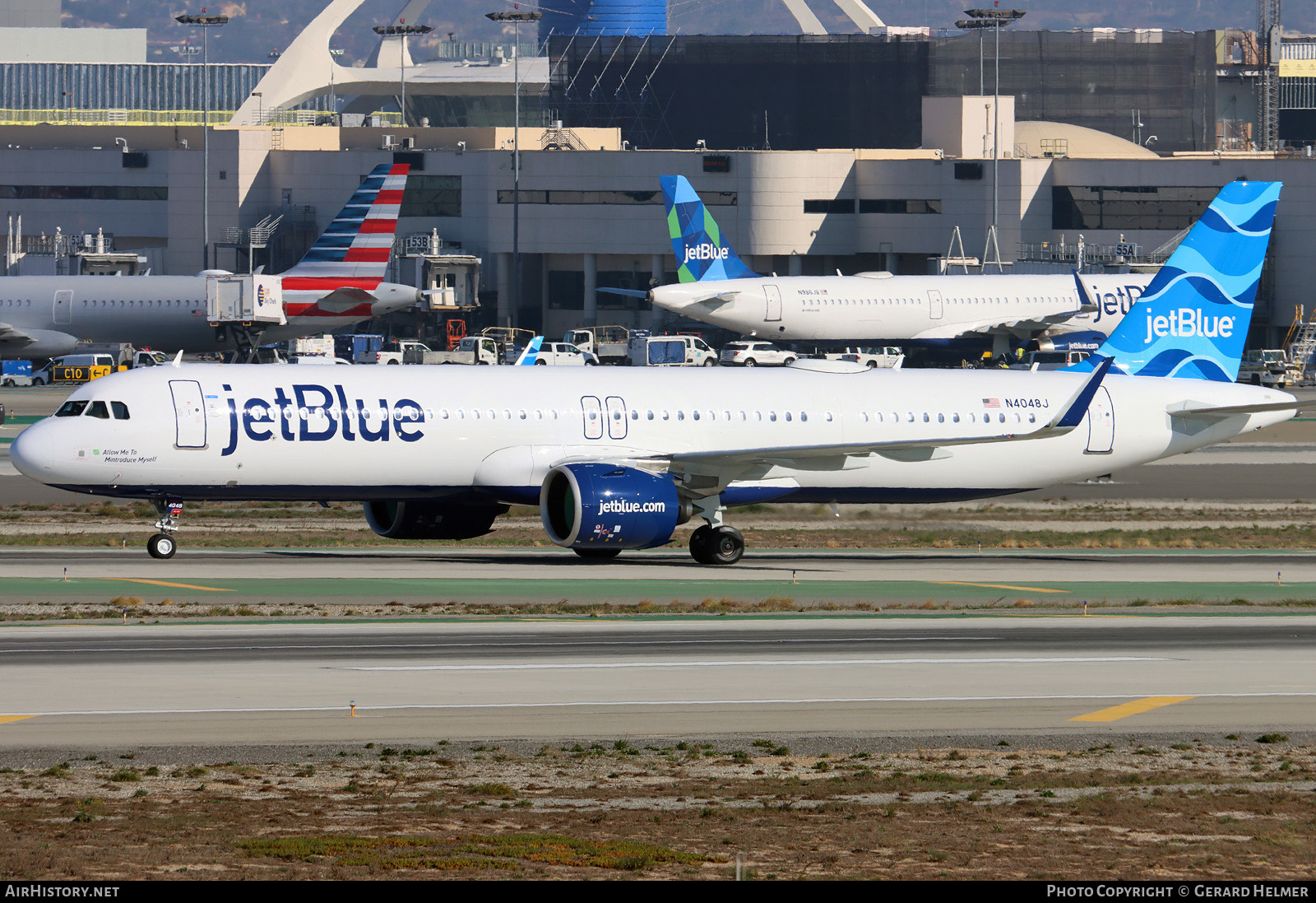 Aircraft Photo of N4048J | Airbus A321-271NXLR | JetBlue Airways | AirHistory.net #445297