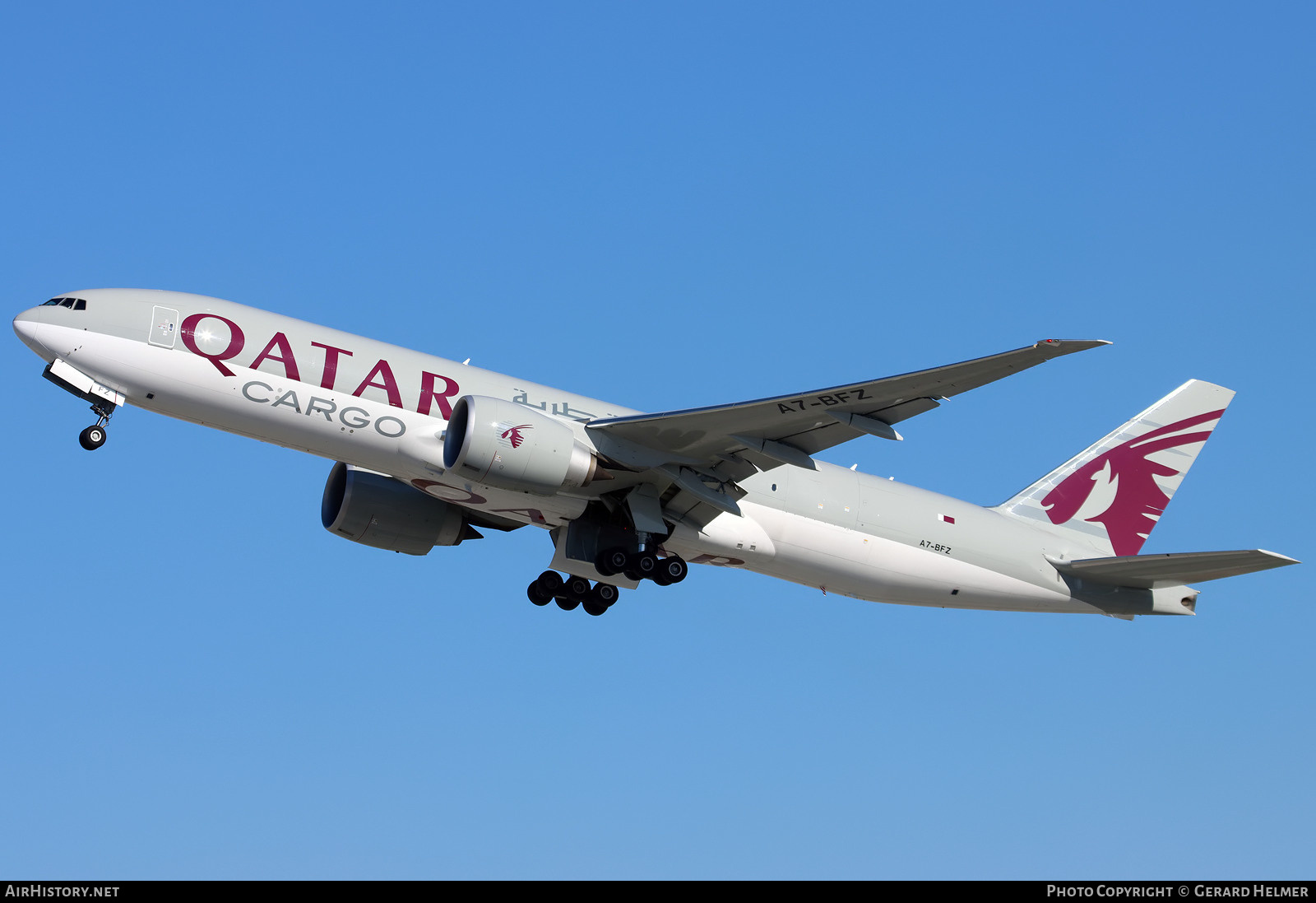 Aircraft Photo of A7-BFZ | Boeing 777-F | Qatar Airways Cargo | AirHistory.net #445298