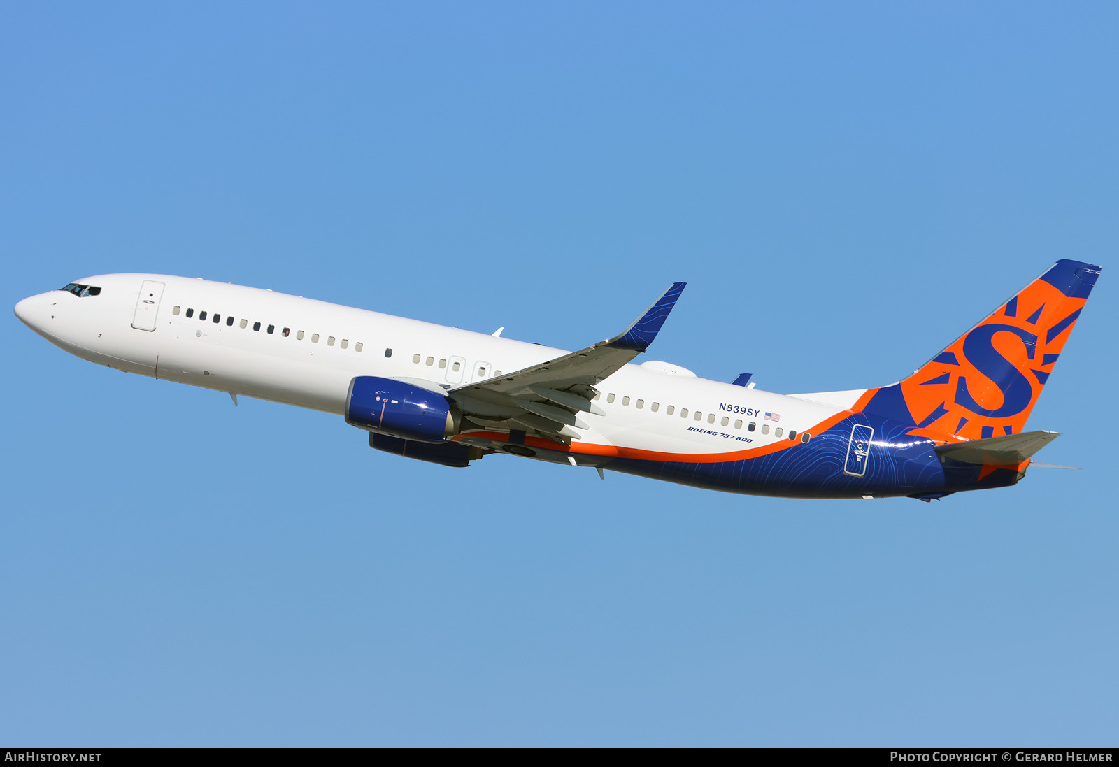 Aircraft Photo of N839SY | Boeing 737-800 | Sun Country Airlines | AirHistory.net #445299