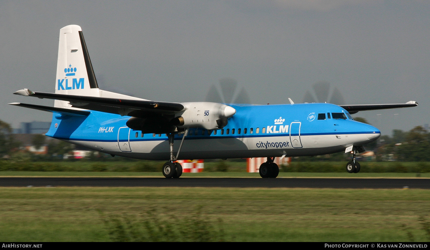 Aircraft Photo of PH-LXK | Fokker 50 | KLM Cityhopper | AirHistory.net #445357