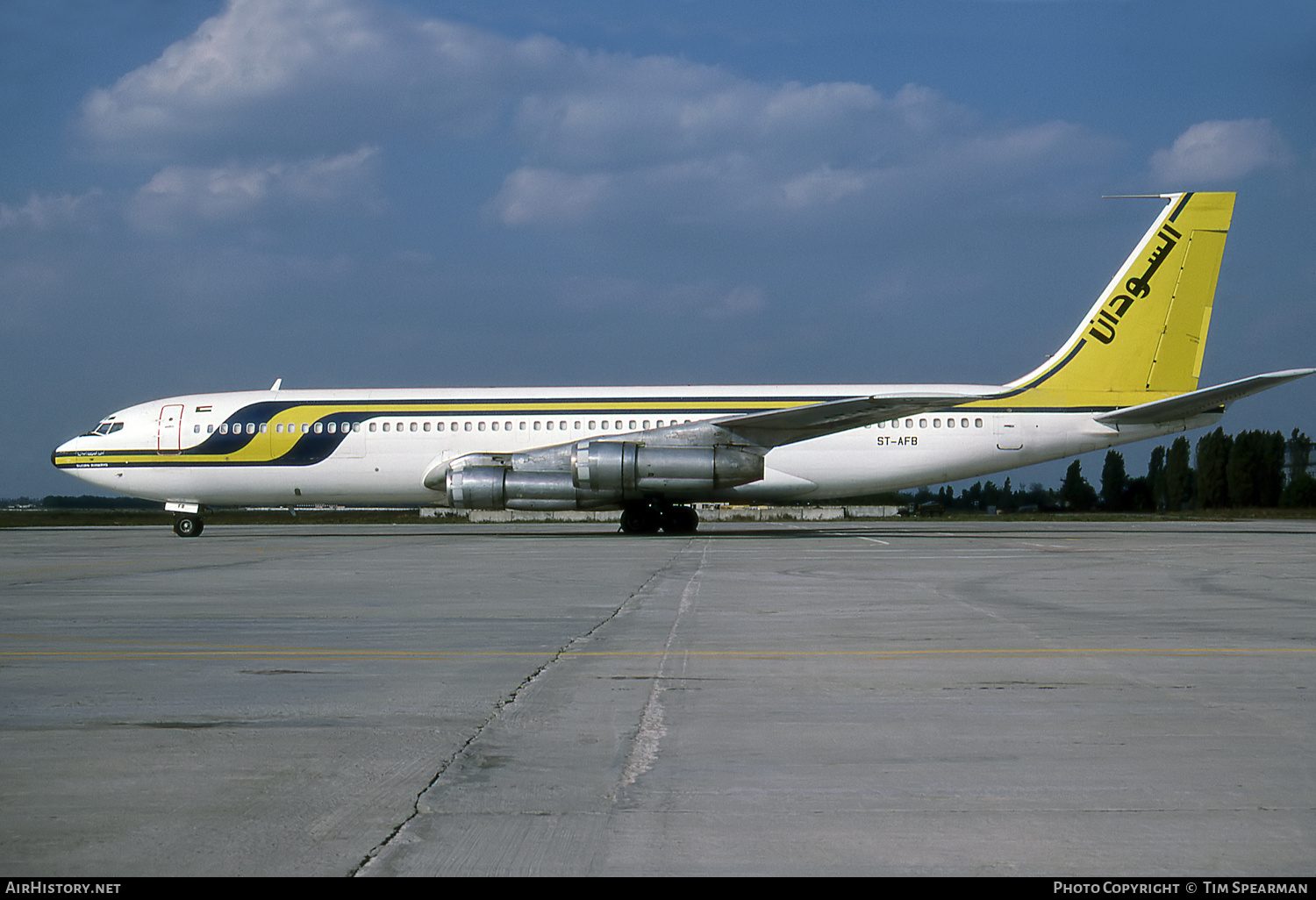 Aircraft Photo of ST-AFB | Boeing 707-3J8C | Sudan Airways | AirHistory.net #445374