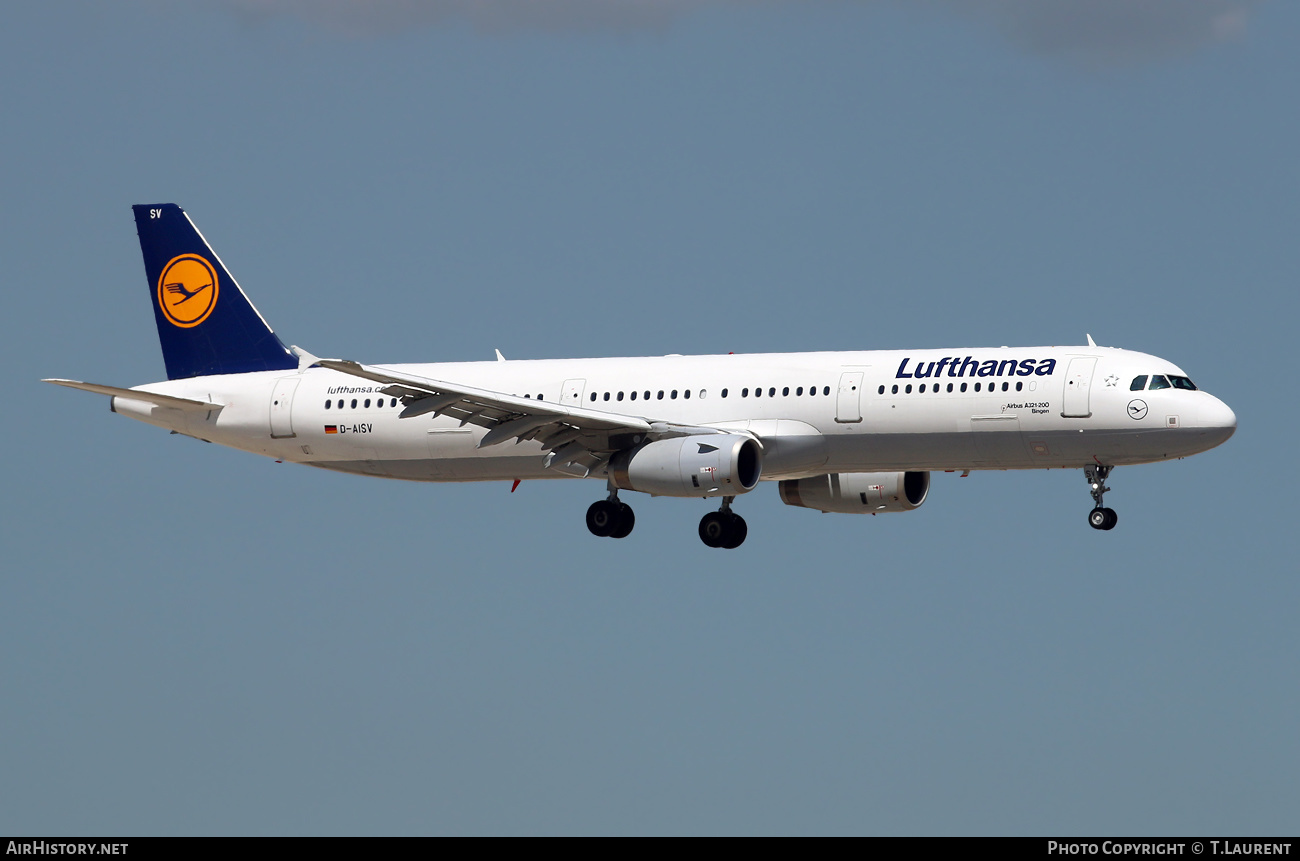 Aircraft Photo of D-AISV | Airbus A321-231 | Lufthansa | AirHistory.net #445461