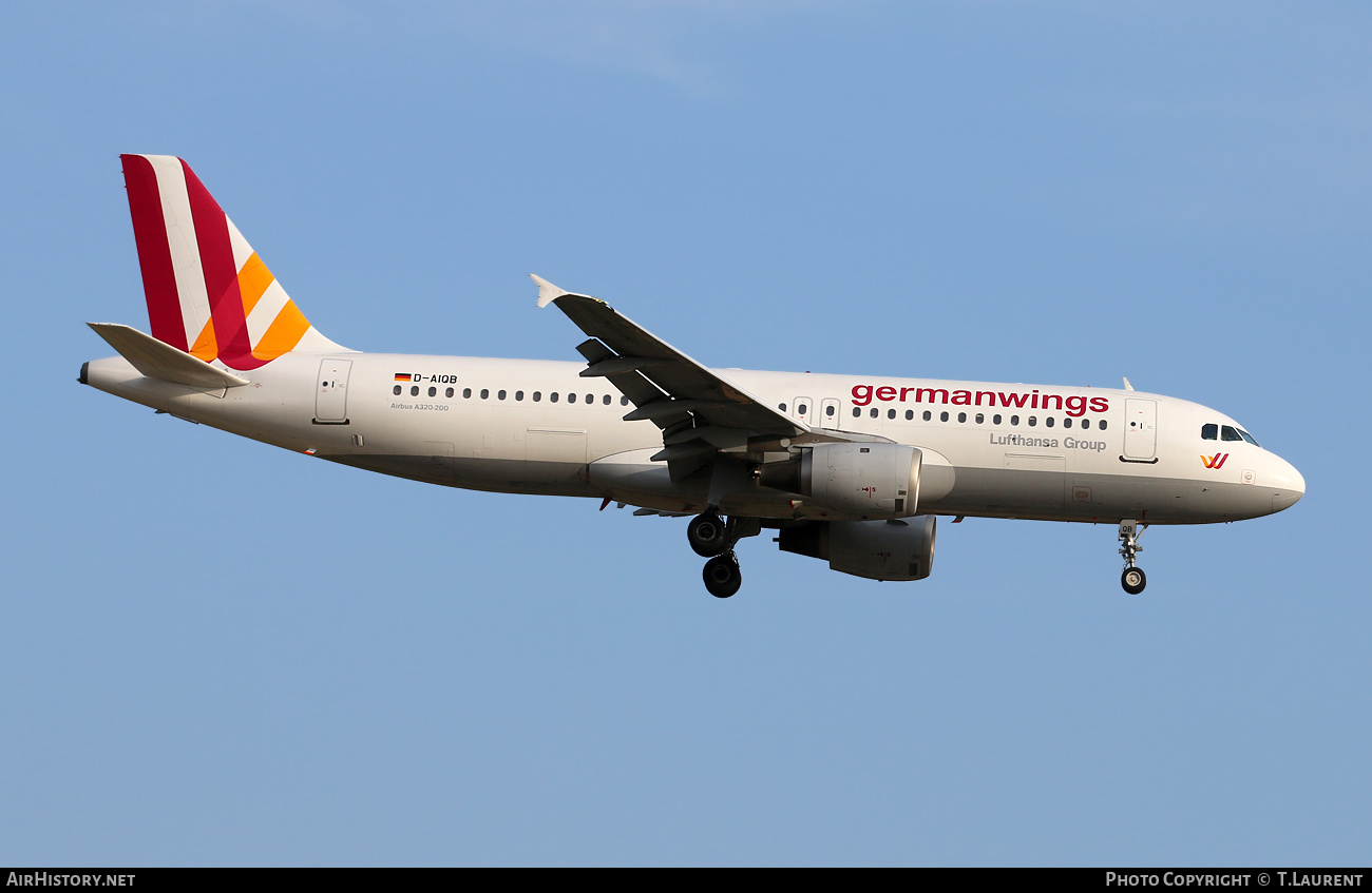 Aircraft Photo of D-AIQB | Airbus A320-211 | Germanwings | AirHistory.net #445462