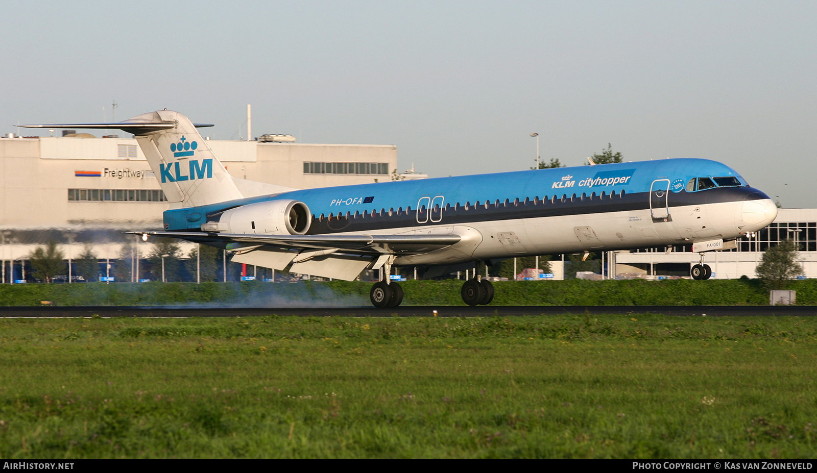 Aircraft Photo of PH-OFA | Fokker 100 (F28-0100) | KLM Cityhopper | AirHistory.net #445463