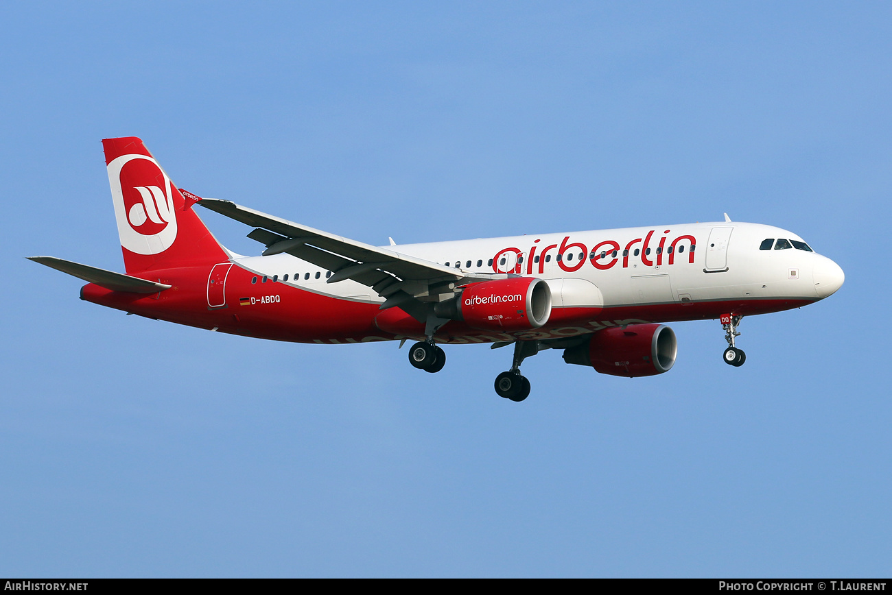 Aircraft Photo of D-ABDQ | Airbus A320-214 | Air Berlin | AirHistory.net #445466