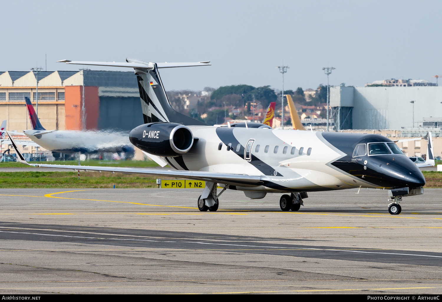 Aircraft Photo of D-ANCE | Embraer Legacy 650E (EMB-135BJ) | AirHistory.net #445474