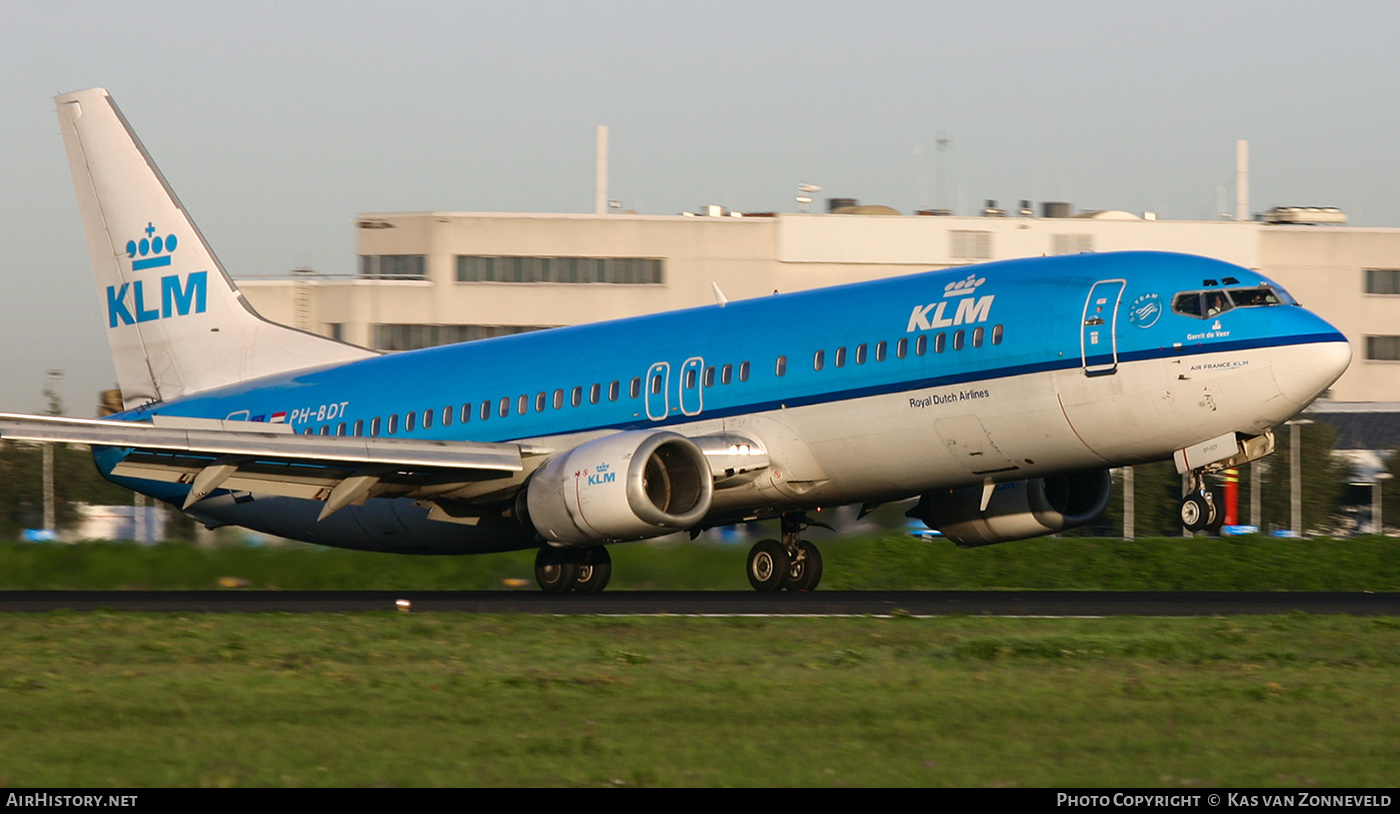 Aircraft Photo of PH-BDT | Boeing 737-406 | KLM - Royal Dutch Airlines | AirHistory.net #445491