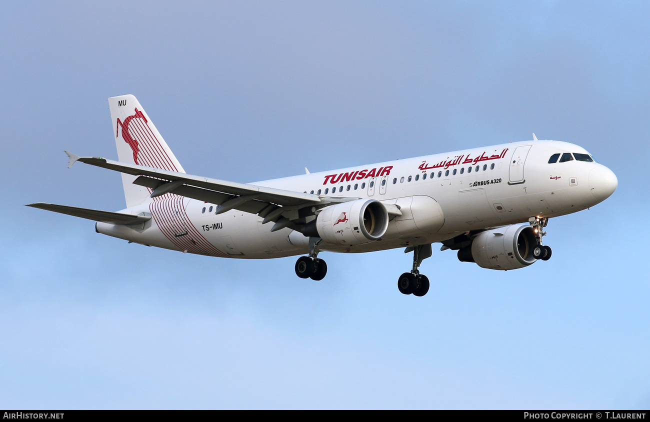 Aircraft Photo of TS-IMU | Airbus A320-214 | Tunisair | AirHistory.net #445496