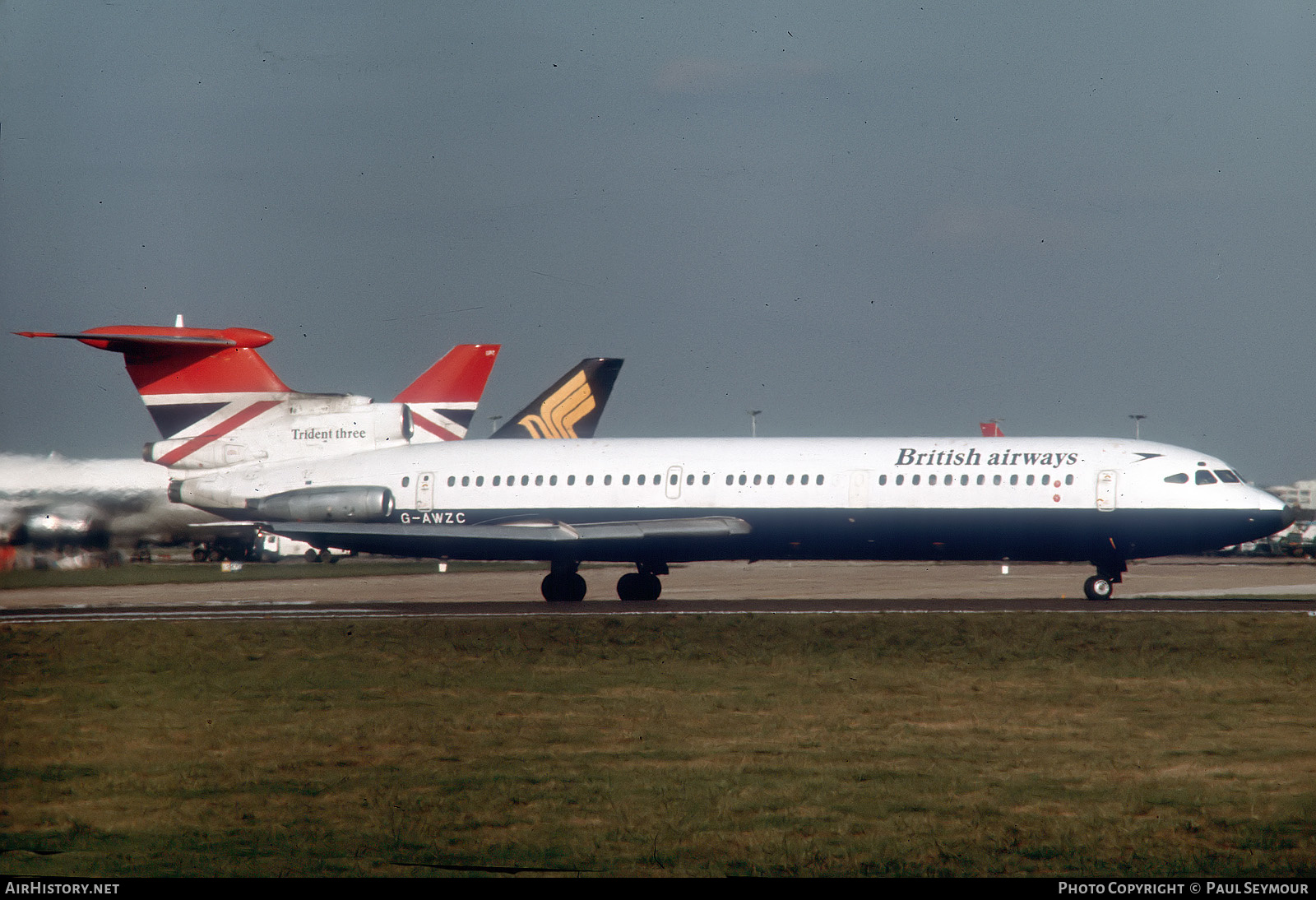 Aircraft Photo of G-AWZC | Hawker Siddeley HS-121 Trident 3B | British Airways | AirHistory.net #445515