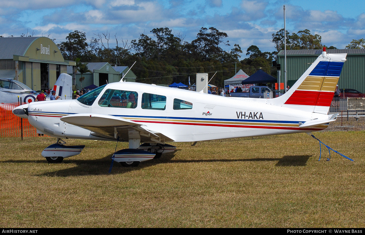Aircraft Photo of VH-AKA | Piper PA-28-180 Cherokee Archer | AirHistory.net #445528