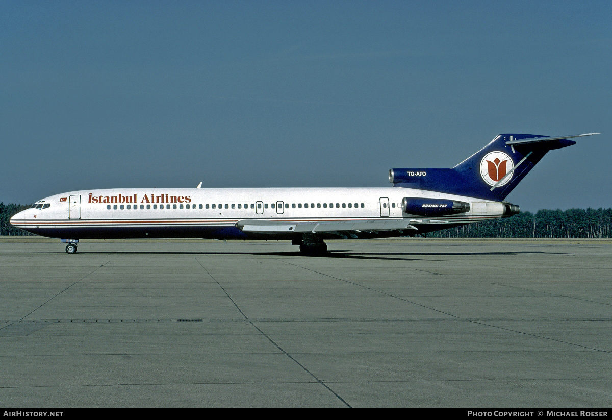 Aircraft Photo of TC-AFO | Boeing 727-230/Adv | Istanbul Airlines | AirHistory.net #445539