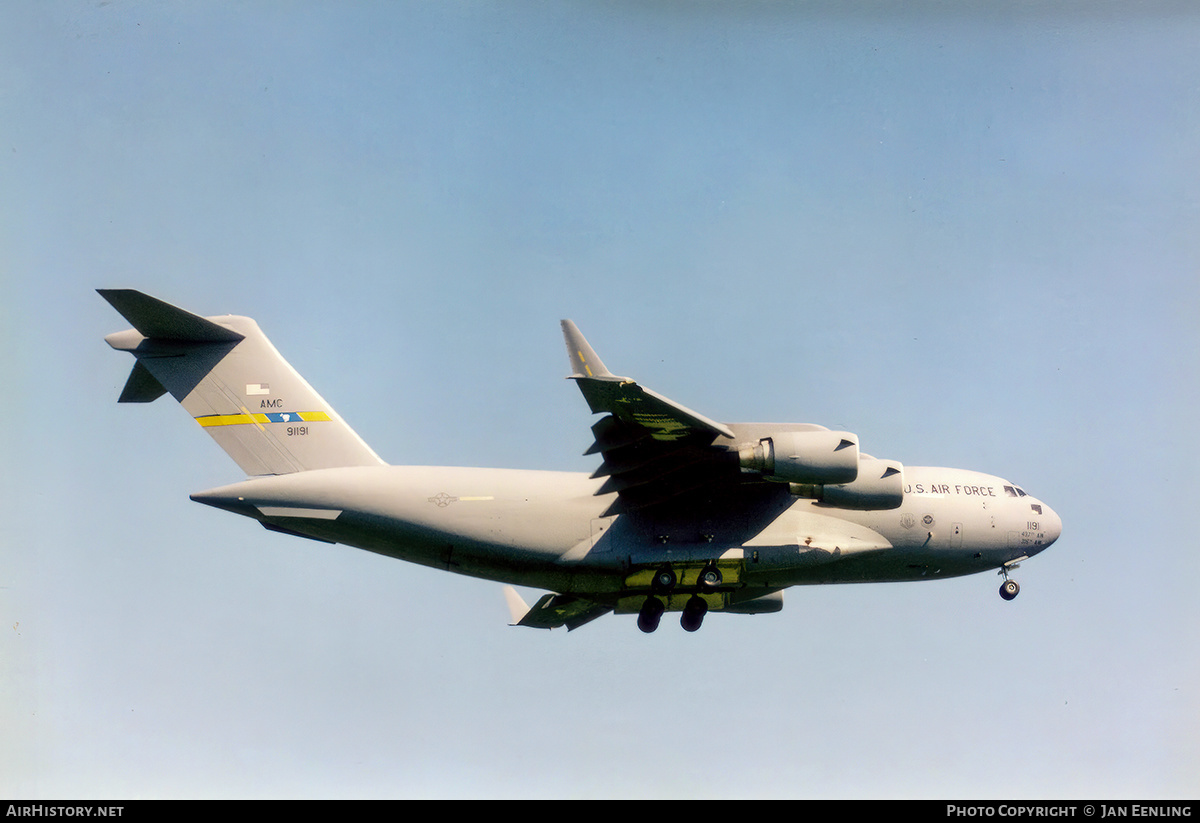 Aircraft Photo of 89-1191 / 91191 | McDonnell Douglas C-17A Globemaster III | USA - Air Force | AirHistory.net #445574