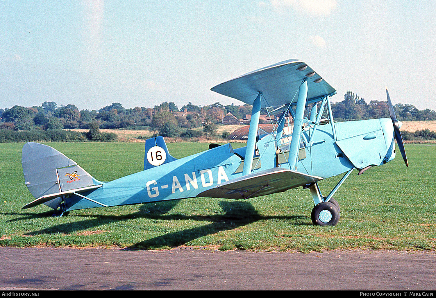 Aircraft Photo of G-ANDA | De Havilland D.H. 82A Tiger Moth | The Tiger Club | AirHistory.net #445605