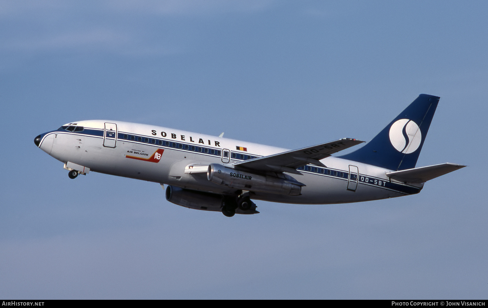Aircraft Photo of OO-SBT | Boeing 737-229/Adv | Sobelair | AirHistory.net #445646