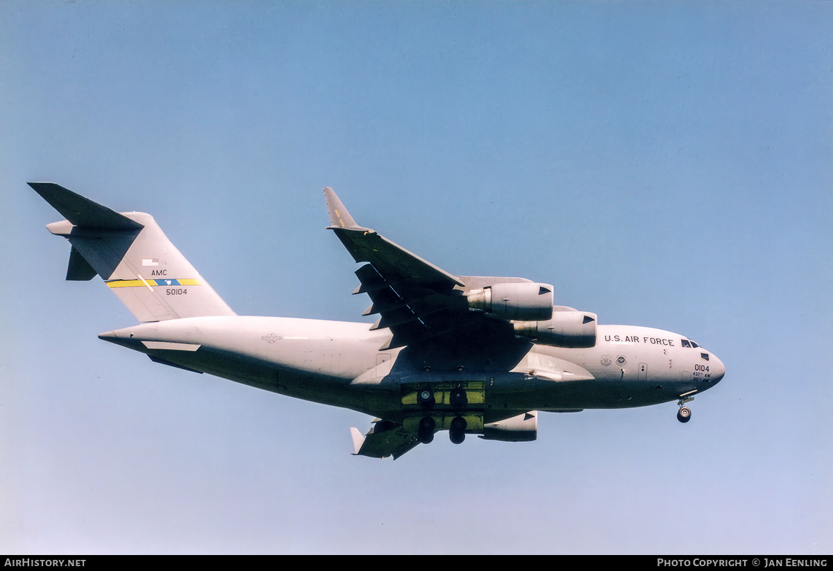 Aircraft Photo of 95-0104 / 50104 | McDonnell Douglas C-17A Globemaster III | USA - Air Force | AirHistory.net #445654