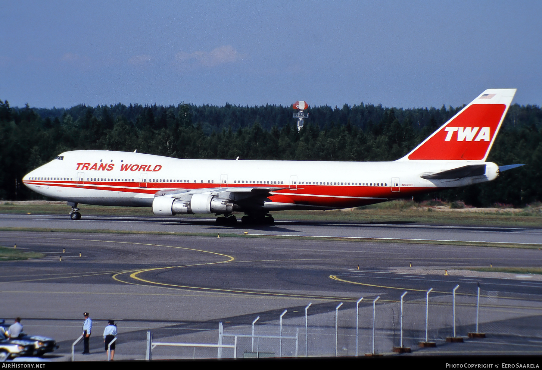 Aircraft Photo of N93105 | Boeing 747-131 | Trans World Airlines - TWA | AirHistory.net #445662