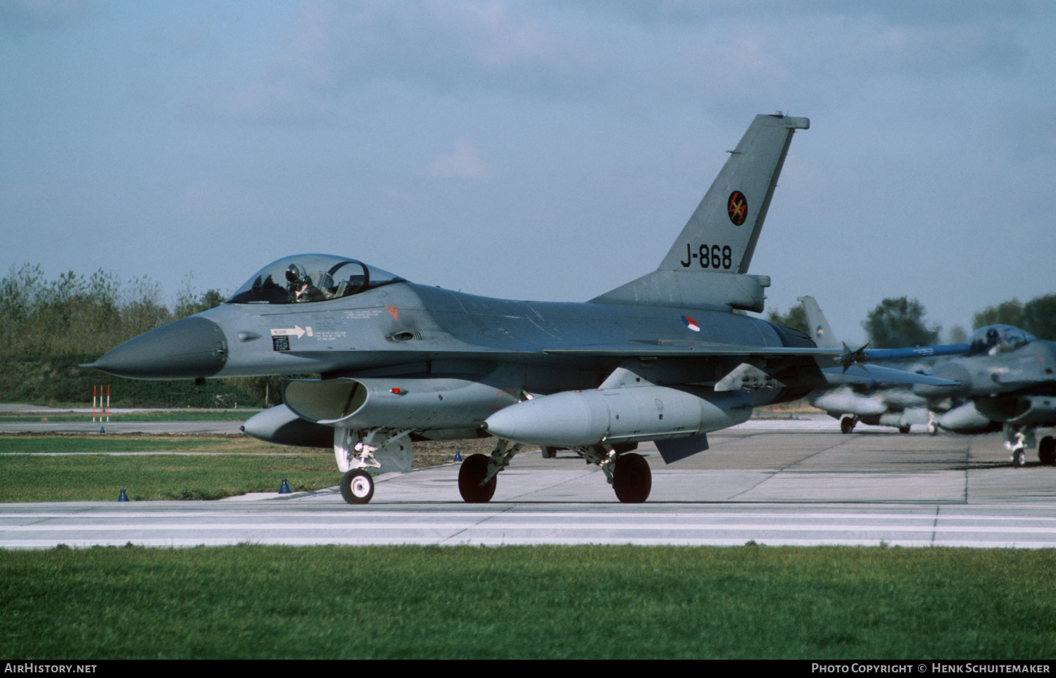 Aircraft Photo of J-868 | General Dynamics F-16A Fighting Falcon | Netherlands - Air Force | AirHistory.net #445670