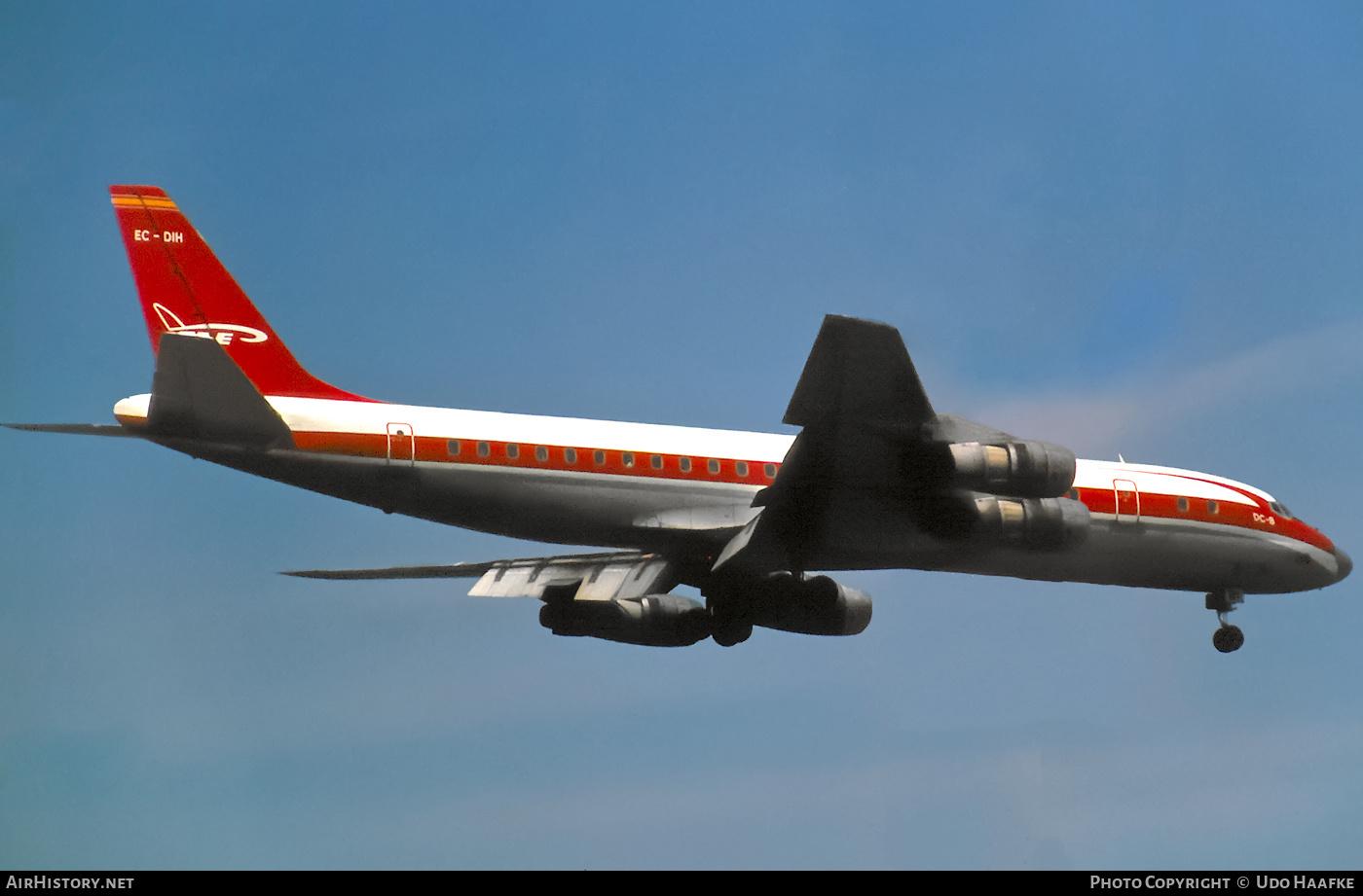 Aircraft Photo of EC-DIH | Douglas DC-8-55 | TAE - Trabajos Aéreos y Enlaces | AirHistory.net #445686
