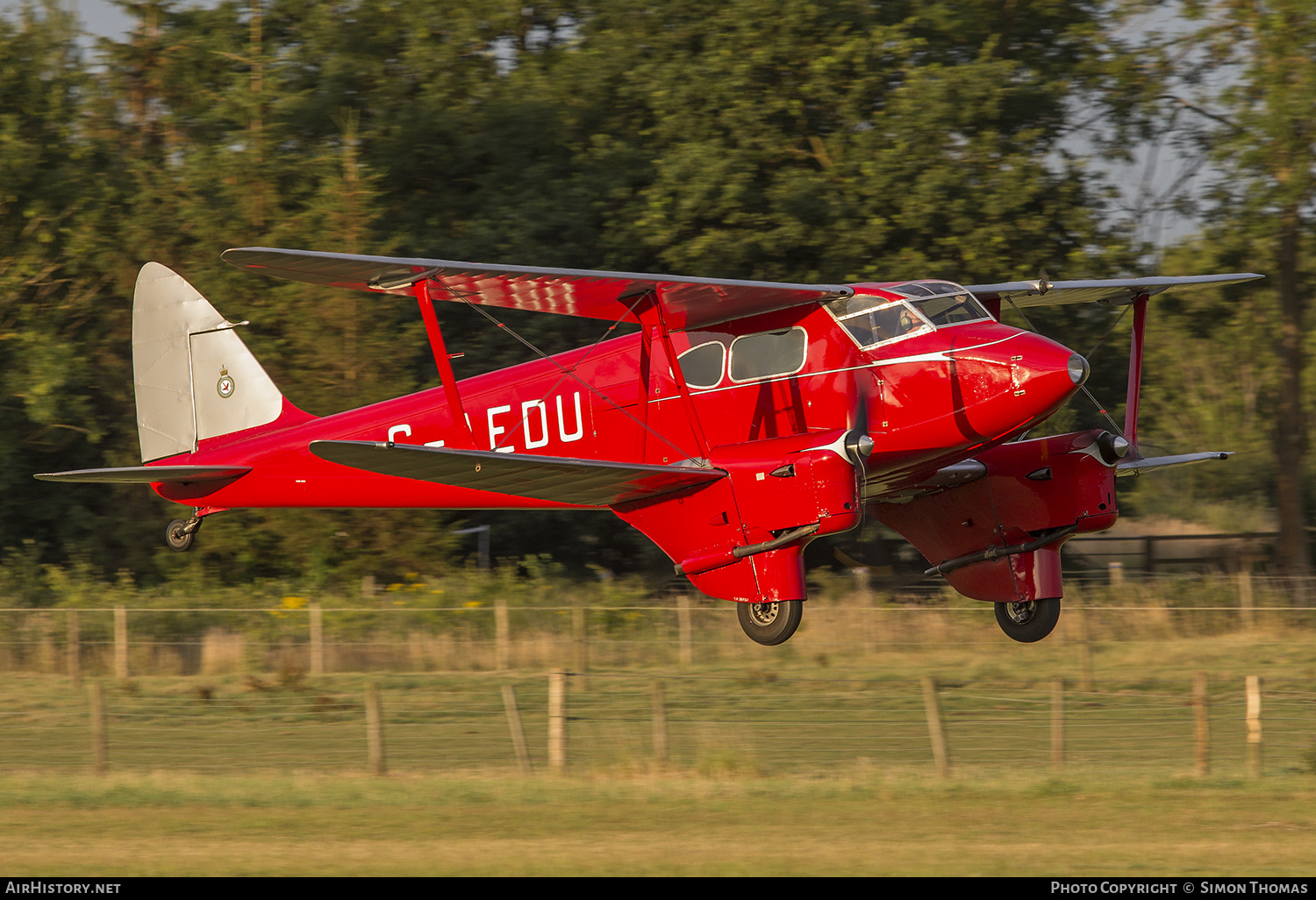 Aircraft Photo of G-AEDU | De Havilland D.H. 90A Dragonfly | AirHistory.net #445705