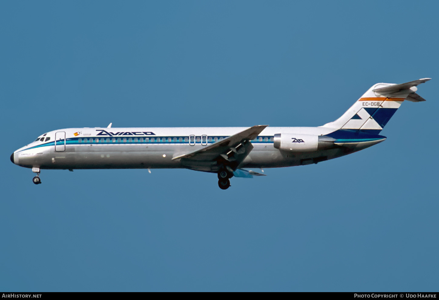 Aircraft Photo of EC-DGB | McDonnell Douglas DC-9-34 | Aviaco | AirHistory.net #445752