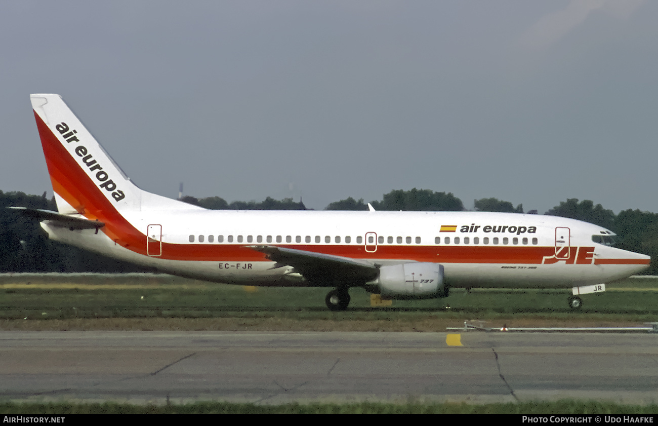 Aircraft Photo of EC-FJR | Boeing 737-3Y0 | Air Europa | AirHistory.net #445774