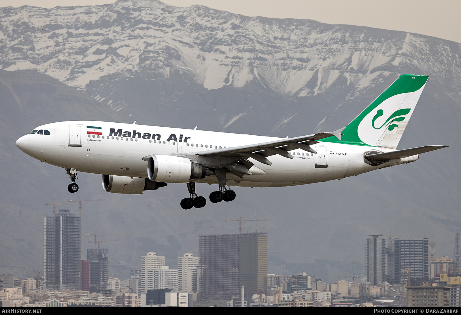 Aircraft Photo of EP-MNF | Airbus A310-304 | Mahan Air | AirHistory.net #445803