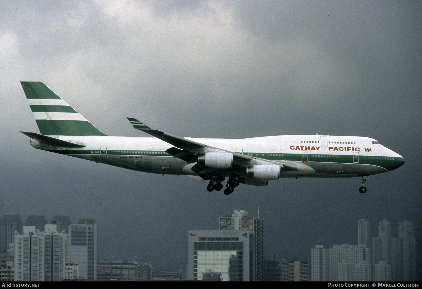 Aircraft Photo of B-HOP | Boeing 747-467 | Cathay Pacific Airways | AirHistory.net #445821